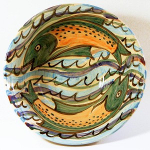 fish swimming bowl        